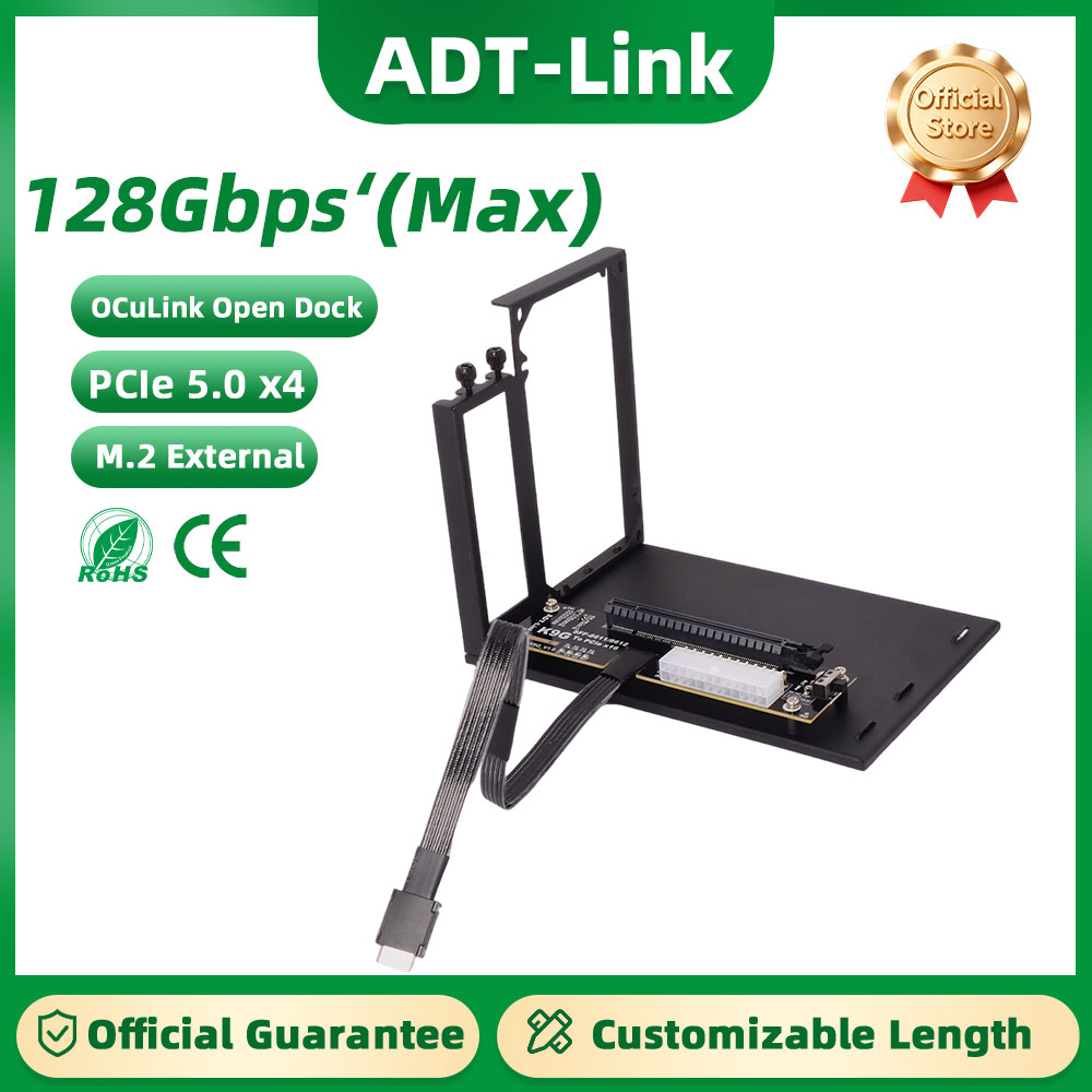 Oculink Egpu Dock Graphics Card - Adaptador eGPU ADT-Link PCIe 5.0 K993G