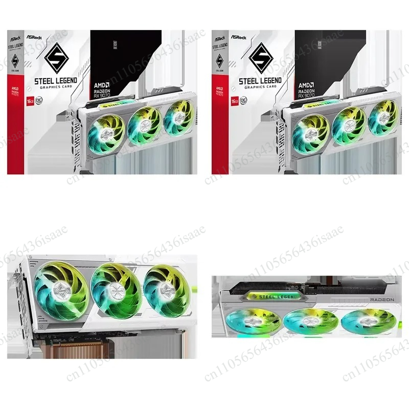 Triple Fan Gaming Graphics Card 16Gb - Placa de Vídeo Radeon RX 9070