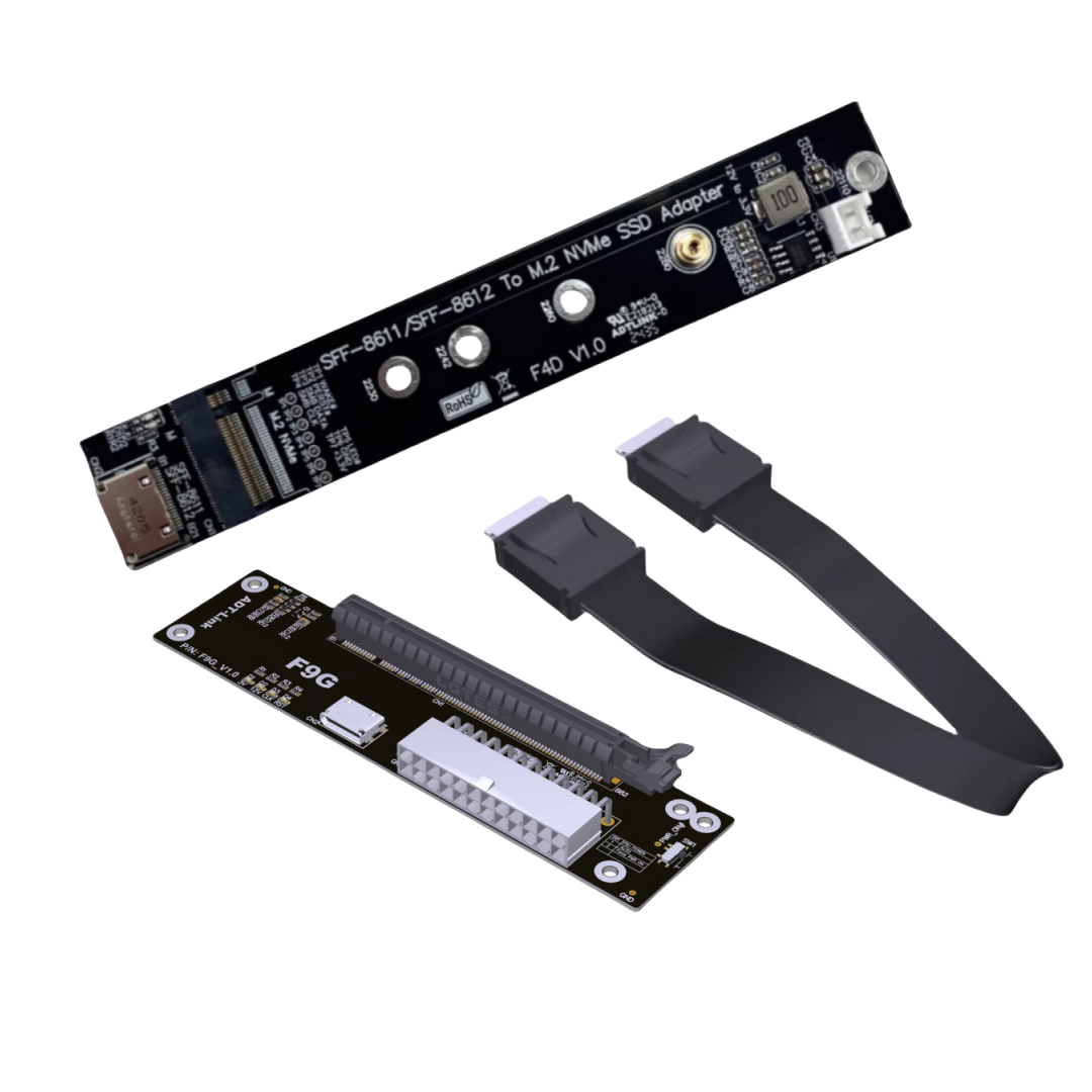 Pcie 4.0 x4 64gbps oclink port - Oculink Egpu Dock Graphics Card avaliação e preço